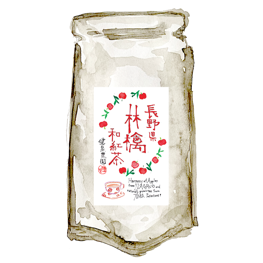 長野県　林檎（りんご）和紅茶