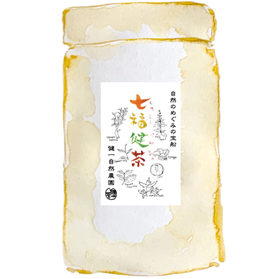 健一自然農園 KENICHI SHIZEN NOUEN 自然栽培 七福健茶 3g×10 Seven